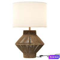 Lulu and Georgia table lamp Renita 3D Model Vray, Corona
