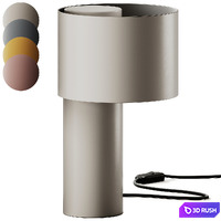 Woud Tangent Table Lamp 3D Model Corona