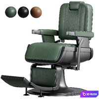 Sherman Barber Chair 3D Model Vray, Corona