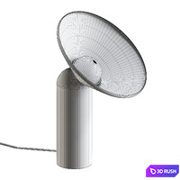 Iris table lamp by bs living 3D Model Vray, Corona
