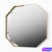 PINCH mirror by Fiam Italia 3D Model Vray, Corona