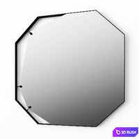 PINCH mirror by Fiam Italia 3D Model Vray, Corona