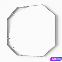 PINCH mirror by Fiam Italia 3D Model Vray, Corona