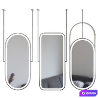 Mirror on the bar 3D Model Vray, Corona