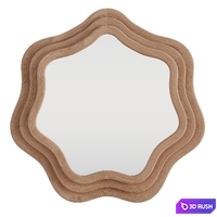 Lera Full Length And Round Mirror by Lulu and Georgia 3D Model Corona
