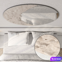 Luna Mirror by Mercado Collective 3D Model Vray, Corona