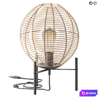 Table lamp Raffi 3D Model Vray, Corona