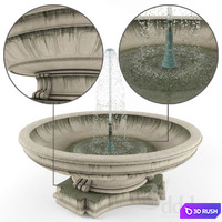 Fountain 3D Model Vray