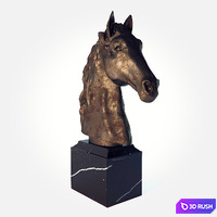Horse 3D Model Vray