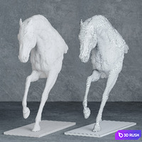 Horse 3D Model Vray