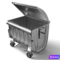 Container for MSW 3D Model Vray