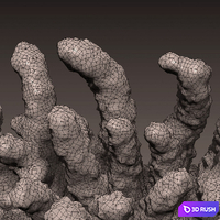 Decorative coral 3D Model Vray