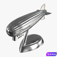 Figurine Zeppelin EICHHOLTZ 3D Model Vray