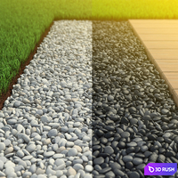 Pebble 3D Model Vray