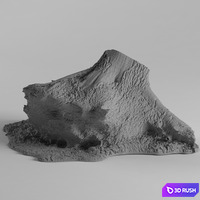 Stump 3D Model Vray