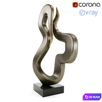 Sculpture LK006-2 3D Model Vray