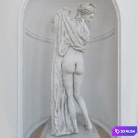 Aphrodite Kallipygos 3D Model Vray