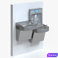 Drinking Fountain 3D Model Corona
