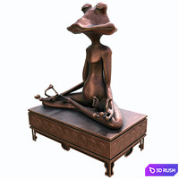 Frog 3D Model Corona