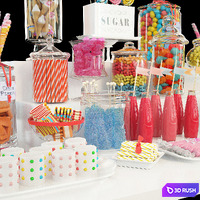 Candy Bar 3D Model Vray