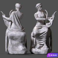 Sculpture 3D Model Vray