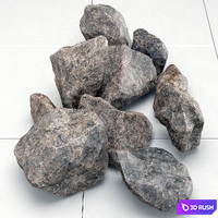 Rock stone 3D Model Vray