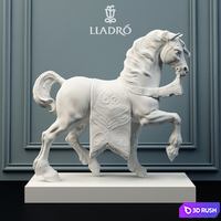 Lladro sculpture palace horse 3D Model Vray