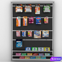 Store Product Set 01 3D Model Vray