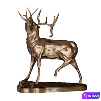 Dear sculpture 3D Model Vray