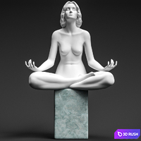 Lladro Meditation 3D Model Corona