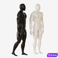 Faceless Mannequin 3D Model Vray
