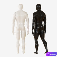 Faceless Mannequin 3D Model Vray