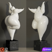CHRISTIAN PESCHKE Figur Tänzerin 3D Model