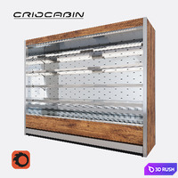 Refrigerated showcase Criocabin ETHOS 3D Model Corona