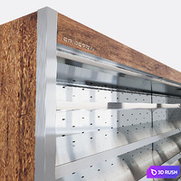 Refrigerated showcase Criocabin ETHOS 3D Model Corona