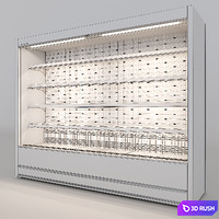 Refrigerated showcase Criocabin ETHOS 3D Model Corona
