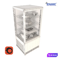 Table refrigerated showcase Stalgast 852171 with products 3D Model Corona