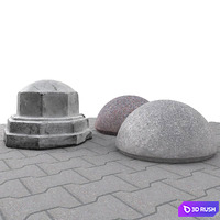Movement Limiters 3D Model Vray, Corona