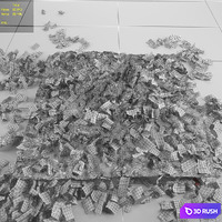 Old stump 3D Model Vray
