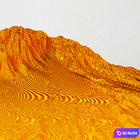 Landscapes of the mountains 3D Model Vray
