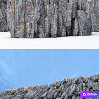 Rock sea / Sea rock 3D Model Vray