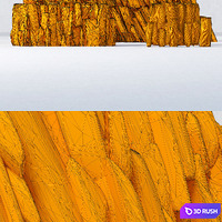 Rock sea / Sea rock 3D Model Vray
