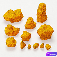 Stone collection / Collection of stones 3D Model Vray