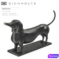 Eichholtz Dachshund 3D Model Vray