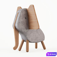 Moxon "CONCRETE ANIMALS" 3D Model Vray