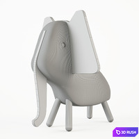 Moxon "CONCRETE ANIMALS" 3D Model Vray