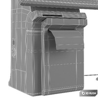 All-in-one POS terminal Posiflex HS2310 3D Model Vray