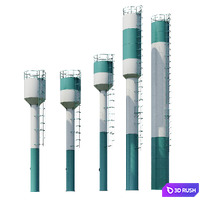 Water tower Rozhnovsky 3D Model