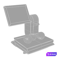 Self-service scales Mettler Toledo UC-GTT-M 3D Model Vray