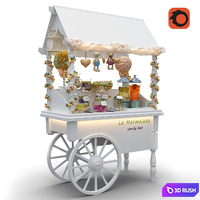 Candy bar 3D Model Corona